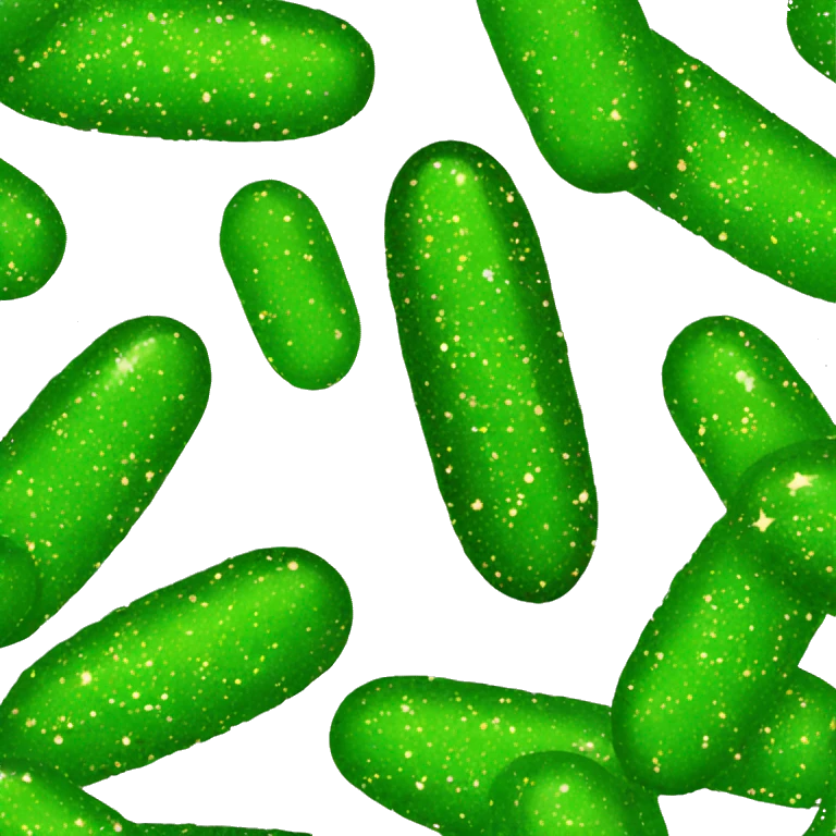 glitter pickle emoji