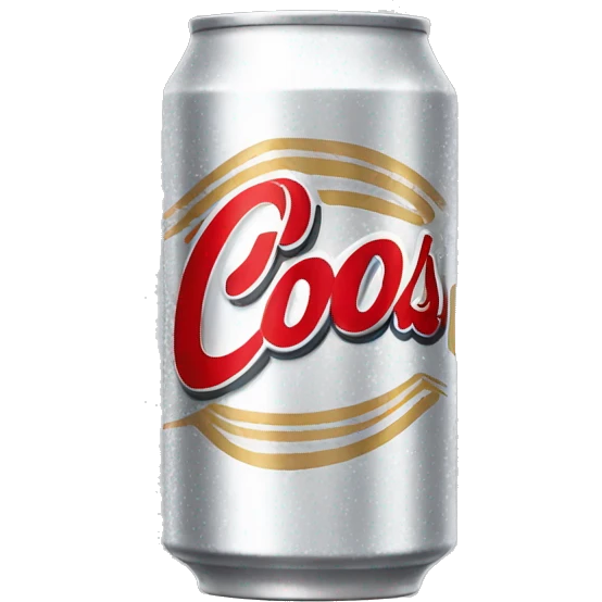  Coors light can emoji