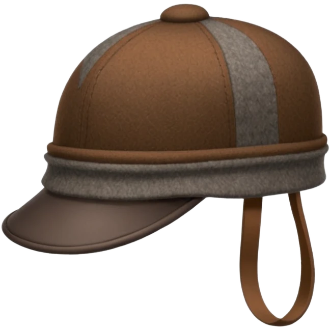 deerstalker hat two sided emoji