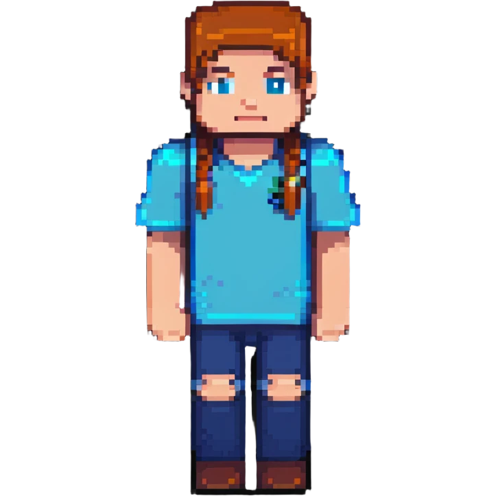 minecraft character named Garrett emoji