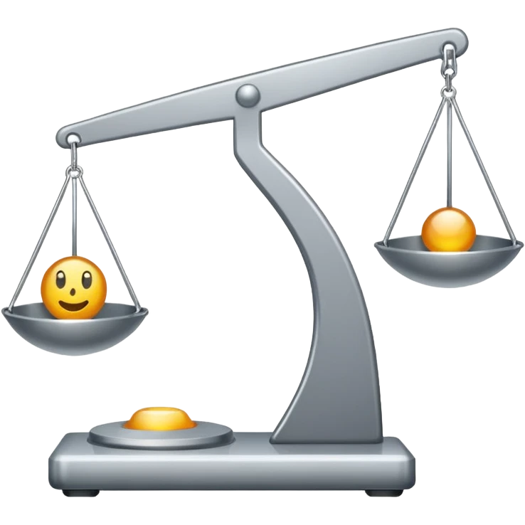 l shape scale  emoji