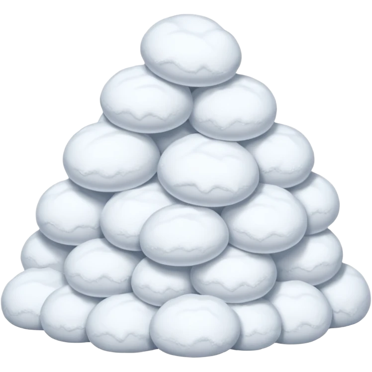 small pile of snow  emoji
