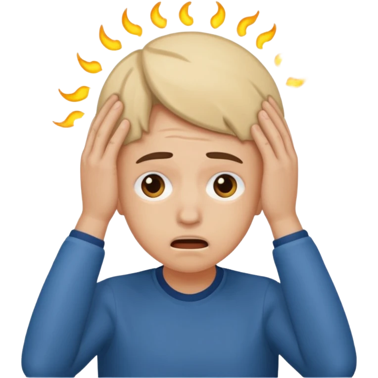 overwhelmed trader emoji