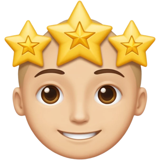 Perezoso que tenga dos  estrellas en los ojos  y este sonriendo  tipo bimoji de iPhone pero de perezosos  emoji