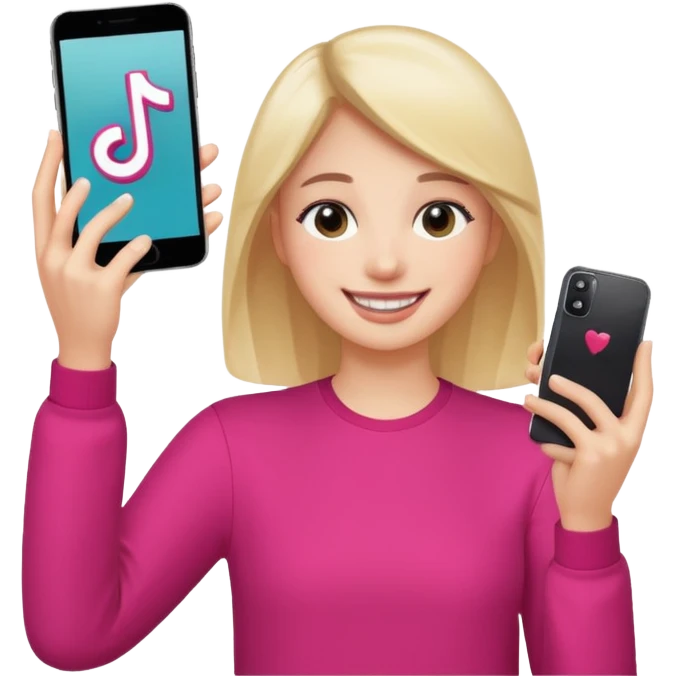 Verificación de tik tok emoji