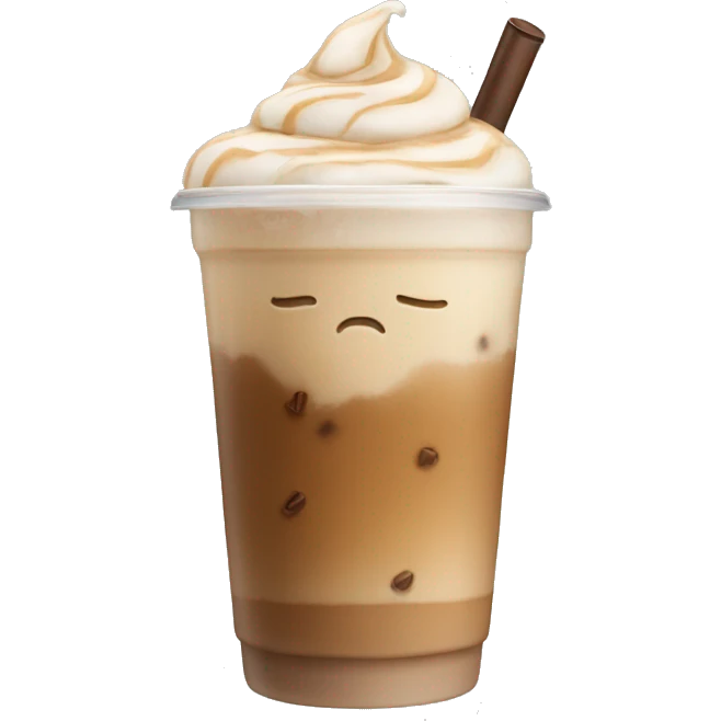 iced latte emoji