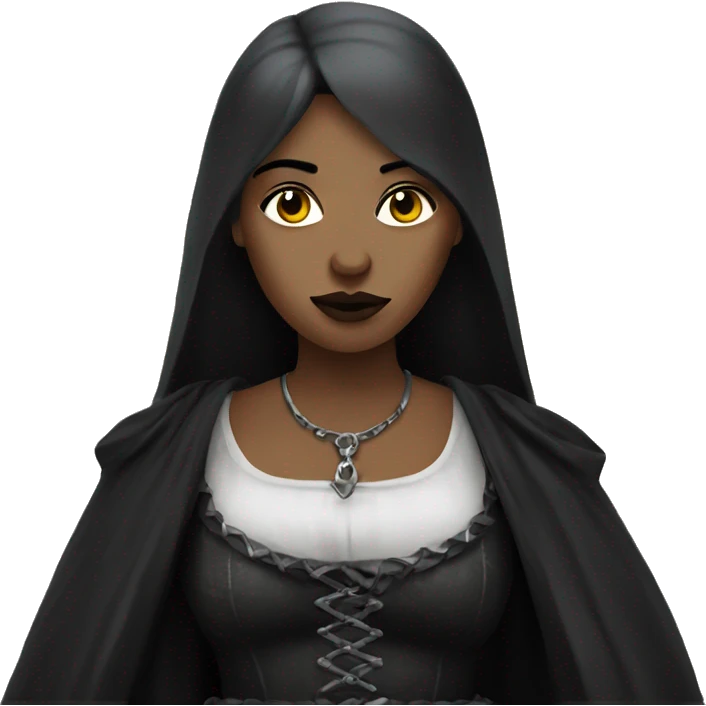 medieval goth woman  emoji