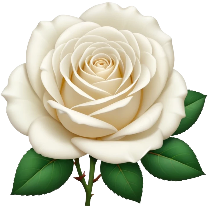 White rose emoji