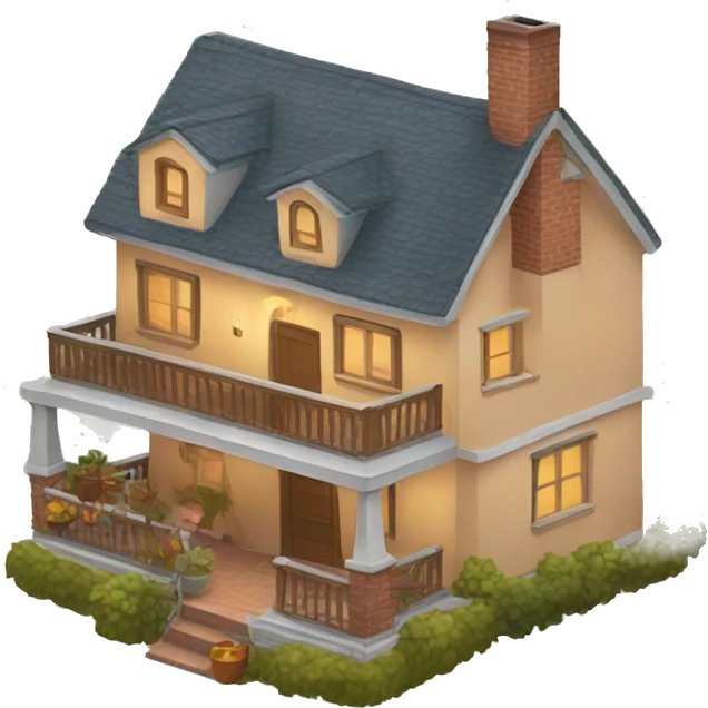 Cozy house emoji