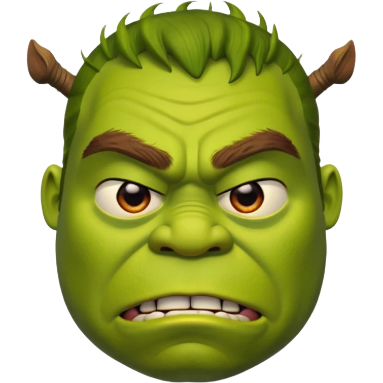 шрек злиться emoji