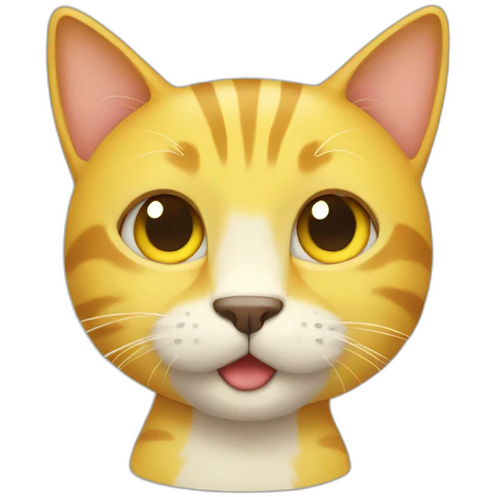 yellow cat emoji