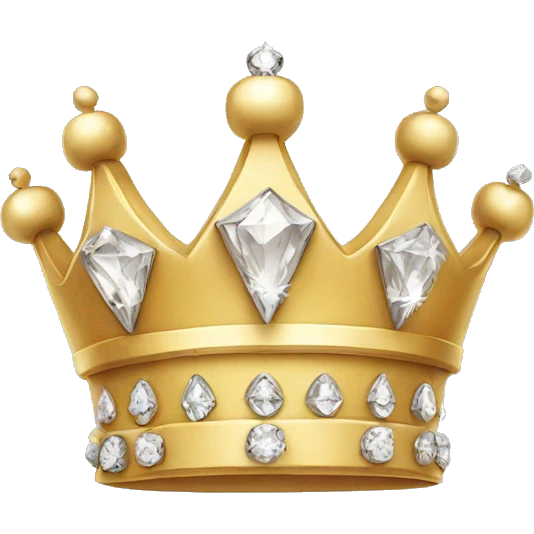 Crown with diamonds emoji