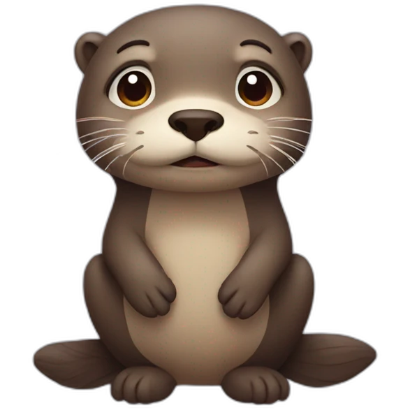 sad otter emoji
