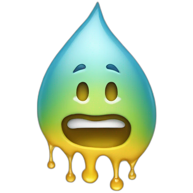 dripping numbers emoji