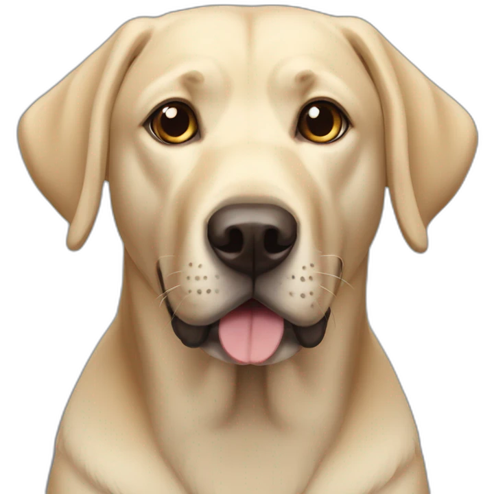 Perro labrador emoji
