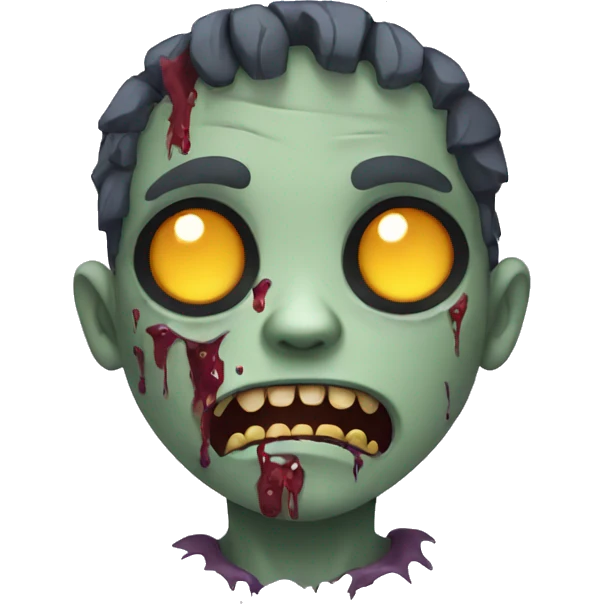 Cute zombie emoji