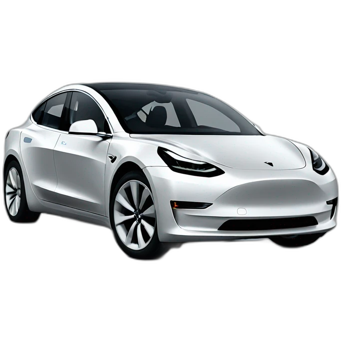 Tesla model 3 emoji