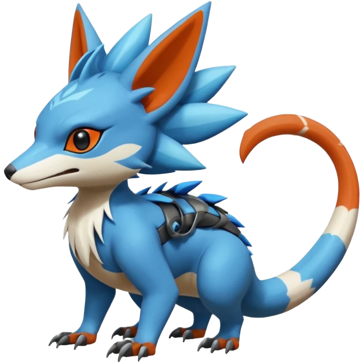  exotic tropical cyber-Sleuth-Aloy-Loyd-Garmaddon-Litten-Linoone-Noibat-Fakémon-Pokémon-Vernid-creature emoji