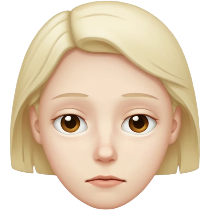 empty look with sleepy eyes emoji