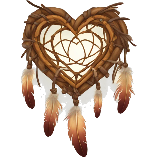 a heart-dreamcatcher emoji