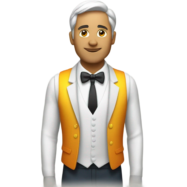man with luminous waistcoat emoji
