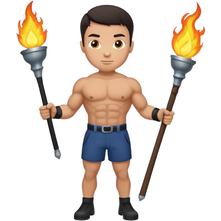 guard holding torche emoji