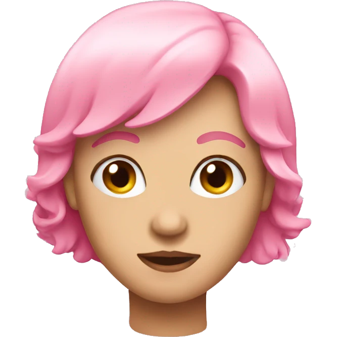 Pink  emoji