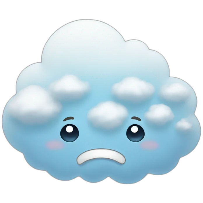 cloud face emoji
