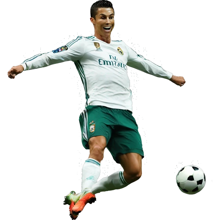 Cristiano Ronaldo fliying emoji