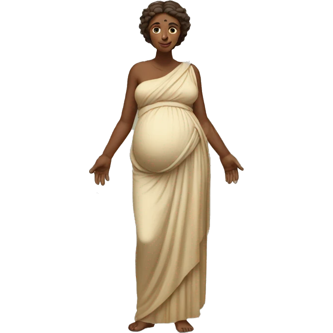 ancient greek woman pregnant emoji