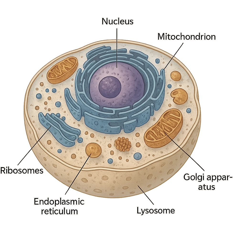 cell and cell organs emoji