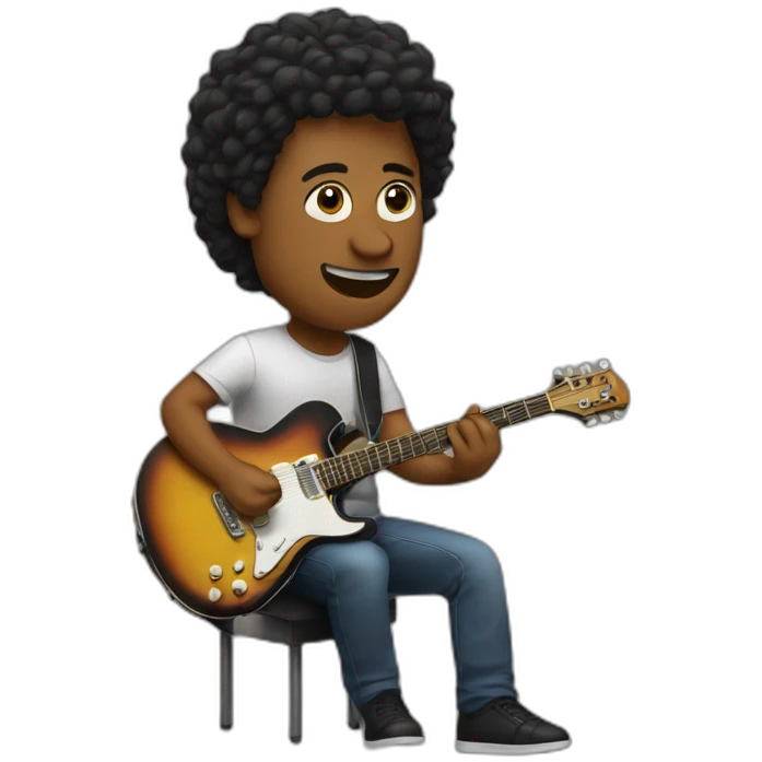 guitar player emoji