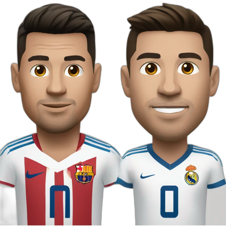 Ronaldo et messi emoji