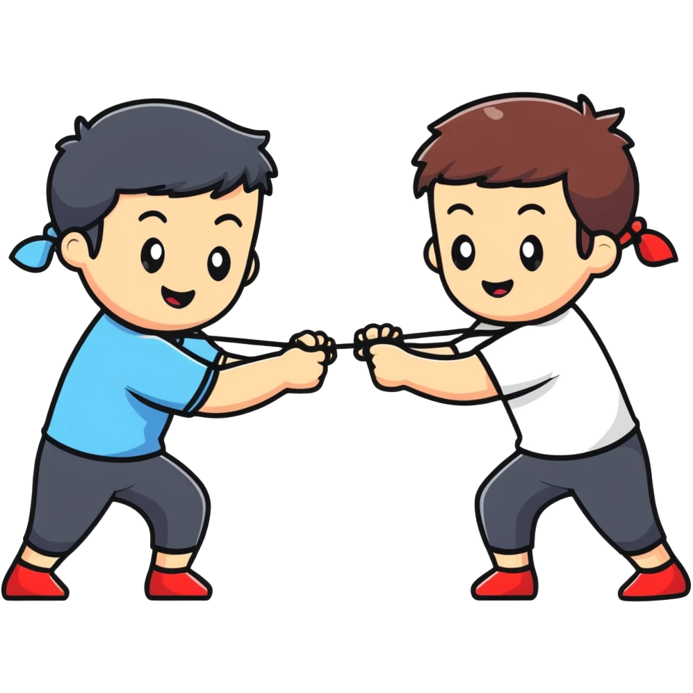 tug-of-war scene emoji
