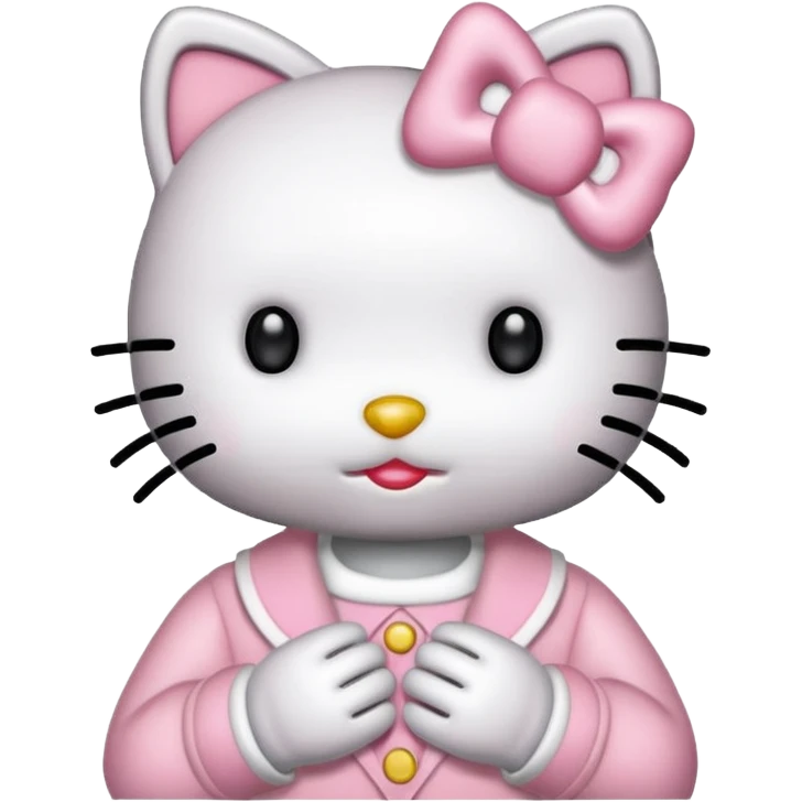 Hello Kitty de punto .  emoji
