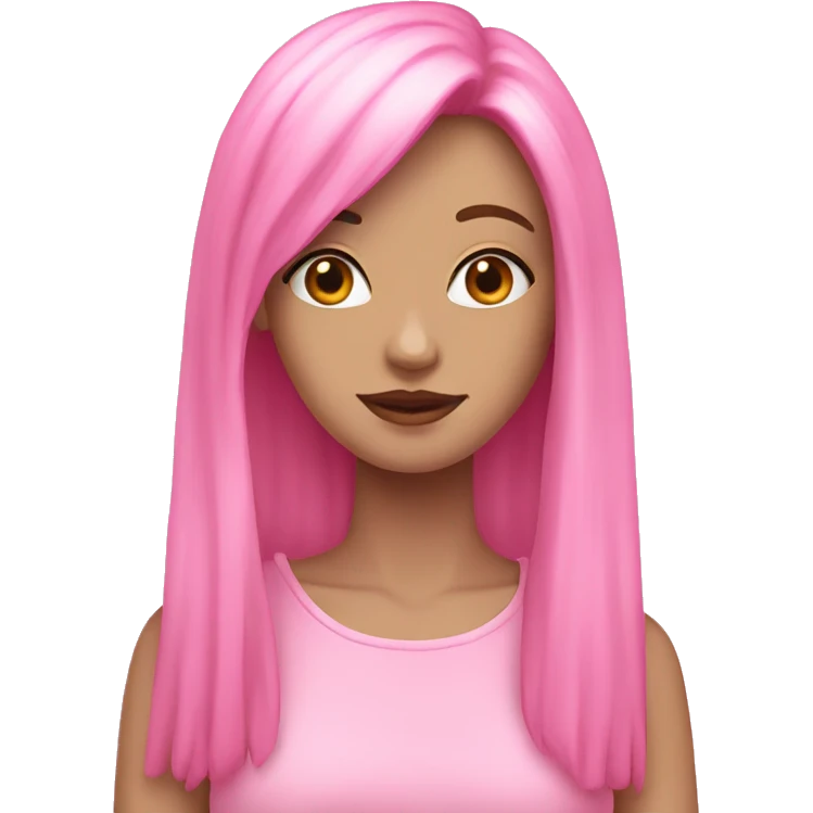 Aesthetic pink E  emoji