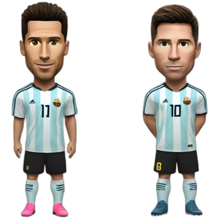 Ronaldo and messi emoji