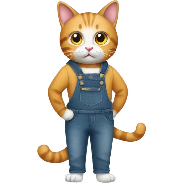 cat wearing pants emoji