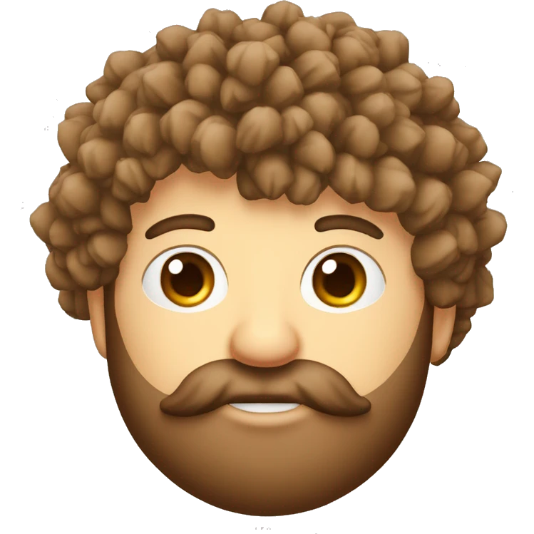 vecchio uomo con barba e corona di foglie  emoji