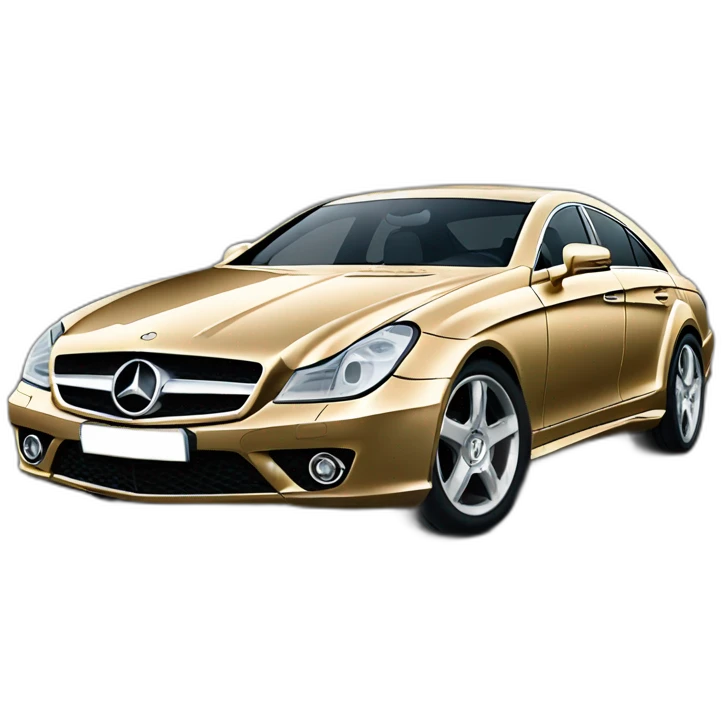 Mercedes CLS w219 gold emoji