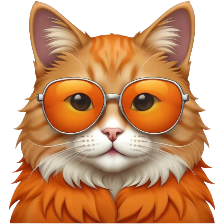 Cat wearing sunglasses emoji