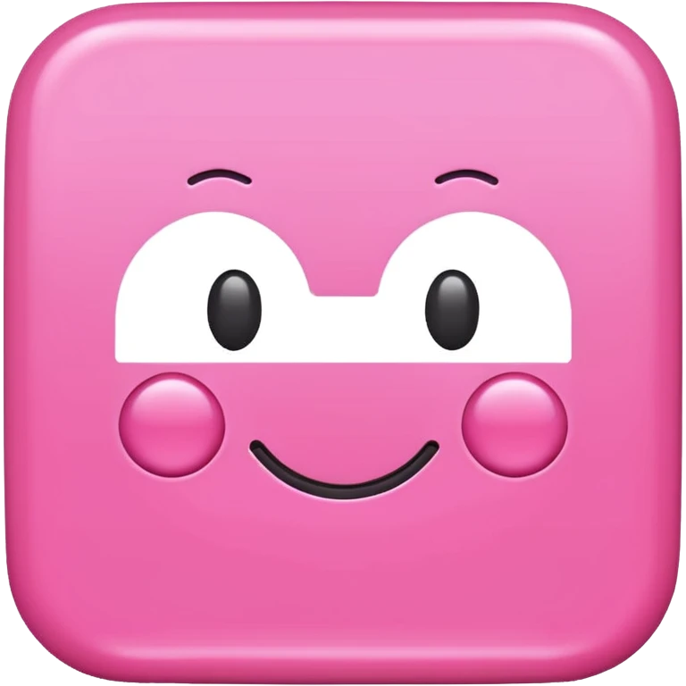 Pink square with 'OK' text emoji