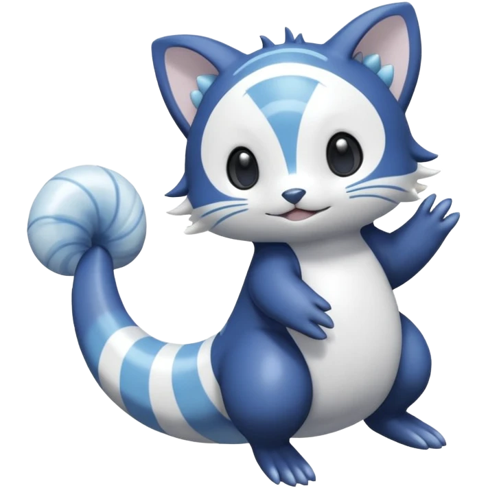 Oceanic Hydrothermal Hydroelectric Whirly Camerupt-Furret-Meowstic-Wailmer-fusion-hybrid (full body) emoji