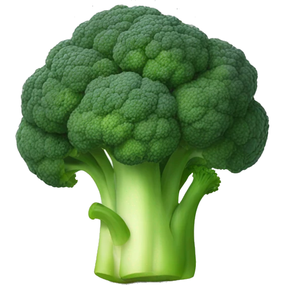 broccoli that looks like steve jobs  emoji