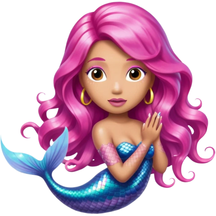Nicki Minaj mermaid 🧜‍♀️  emoji