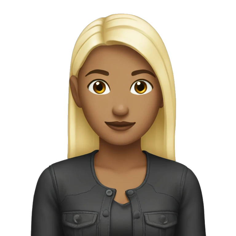 👱🏼‍♀️🖤 emoji