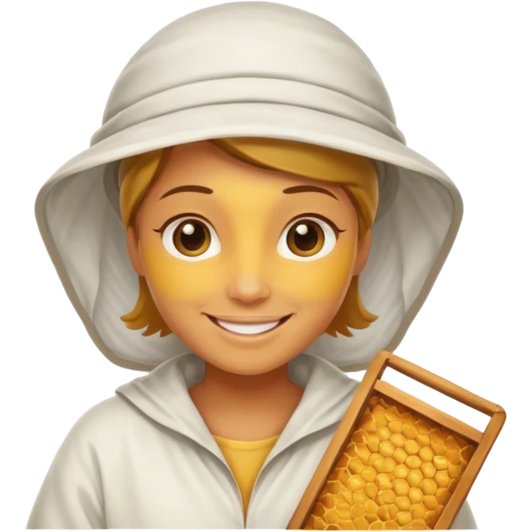 beekeeper white cloth emoji