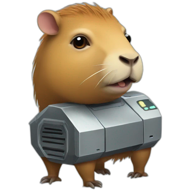 robot capybara emoji