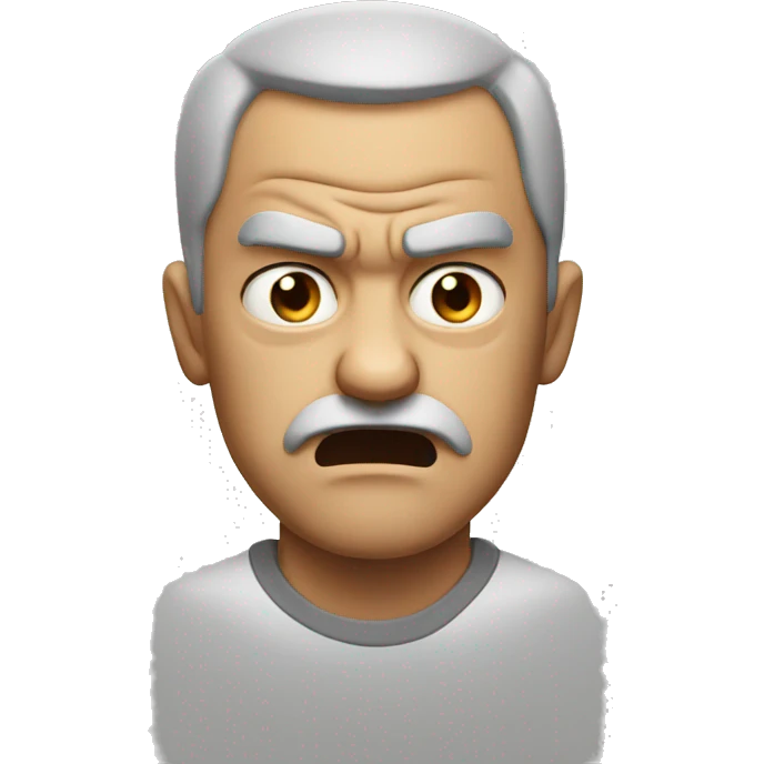 angry man emoji
