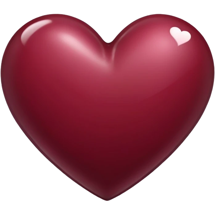 Maroon heart  emoji